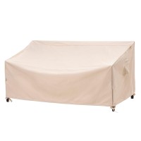 F&J Outdoors Waterproof Uv Resistant L Shaped 2 Seater Deep Patio Loveseat Cover, 62