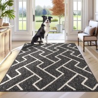 Hicorfe Indoor Doormat Front Back Door Non Slip Rubber Backing 36X59 Absorbent Resist Dirt Entrance Doormat Inside Floor Mat