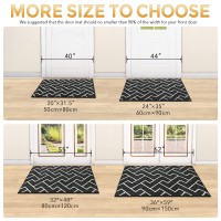 Hicorfe Indoor Doormat Front Back Door Non Slip Rubber Backing 36X59 Absorbent Resist Dirt Entrance Doormat Inside Floor Mat