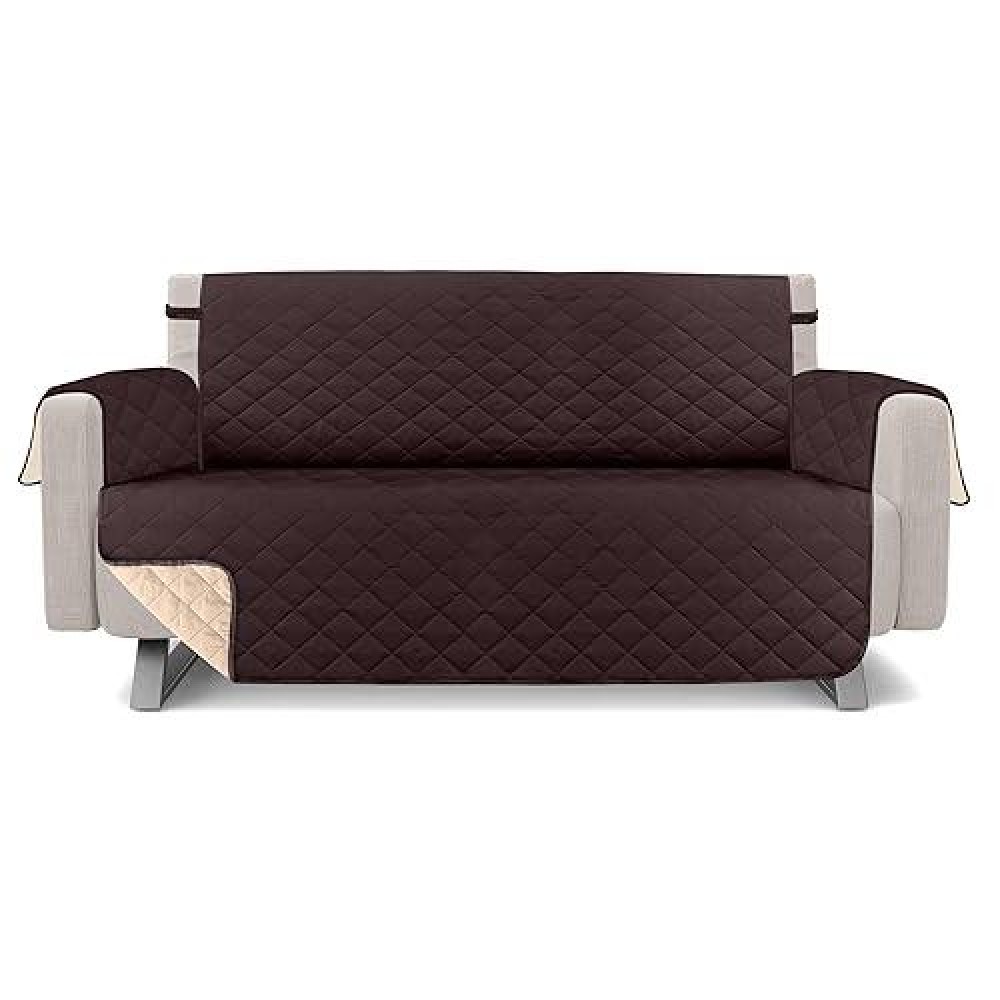 Utopia Bedding Reversible Sofa Couch Cover Water Resistant Slipcover Furniture Protector With Foam Sticks And Elastic Straps Fo