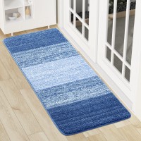 Kitinjoy Indoor Door Mat 47X20 Nonslip Absorbent Dirt Trapper Entrance Mat Lowprofile Washable Inside Floor Mat Durable Sof