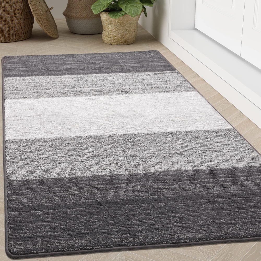 Kitinjoy Indoor Door Mat 71X47 Nonslip Absorbent Dirt Trapper Entrance Mat Lowprofile Washable Inside Floor Mat Sturdy Soft