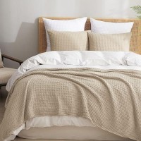 Phf Ultra Soft Waffle Weave Pillowcases Standard Size 20 X 26 2 Pack No Insert Breathable Skinfriendly Pillow Shams Deco