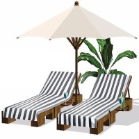 Fumete 2 Packs Pool Lounge Chair Cover 30 X 85 Inch Patio Chaise Lounge Covers Microfiber Beach Chair Towel Portable Stripe Chai