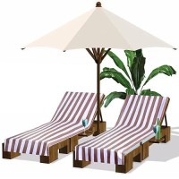 Fumete 2 Packs Pool Lounge Chair Cover 30 X 85 Inch Patio Chaise Lounge Covers Microfiber Beach Chair Towel Portable Stripe Chai