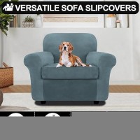 Festicorp Sofa Cover Velvet Couch Covers For Dogs Stretch Sofa Slipcovers Thick Furniture Covers For Pets Washable Chair Cov