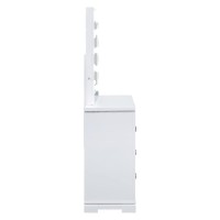 Eleanor White Rectangular Dresser Mirror with Light