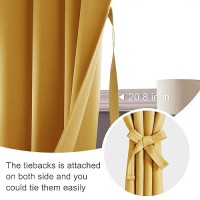 Jiuzhen Tier Curtains Kitchen Half Window Privacy Curtain Tiers With 2 Tiebacks For Windowsbathroom Shades Thermal Insulated