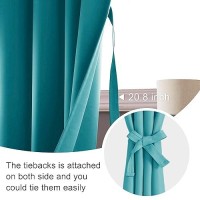 Jiuzhen Tier Curtains 36 Inch Length With 2 Tiebacks Kitchen Half Window Privacy Curtain Tiers For Windowsbathroom Shades The