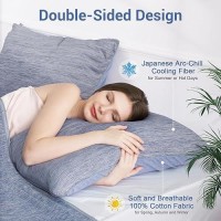 Elegear Cooling Pillow Cases For Hot Sleepers Japanese Qmax 045 Cooling Pillowcases Both Sidescoolingcotton Breathable S