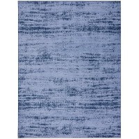 Nourison Essentials Indoor/Outdoor Solid Abstract Denim 10' X 14' Area Rug  Easy Cleaning  Non Shedding  Bed Room  Living Room  Dining Room  Backyard  Deck  Patio (10X14)