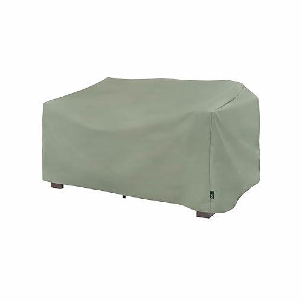 Modern Leisure Basics Patio Loveseat Cover Small 55L X 33W X 38H Sage