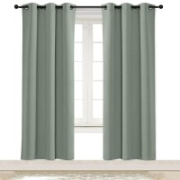 Nicetown Blackout Curtain Window Drape Panel Noise Reducing Solid Grommet Top Blackout Room Darkening Curtaindrape For Kids Ro