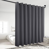 Nicetown Wall Curtain For Bedroom Room Divider Curtain For Doorways Vertical Blind For Sling Door Privacy Sound Reduction Cur