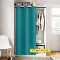 Nicetown Doorway Curtain Panel Room Divider Solid Blackout Curtains Grommet Drapes Thermal Insulated Energy Efficient Window Tre