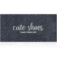 Welcome Mats For Front Door Mats Cute Shoes Take Them Off For Home Entrance With Rubber Backing Mats Heavy Duty Entryway Doormat