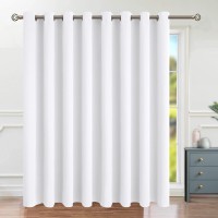 Bgment Fashion Sliding Door Curtain 180 X 96 Inches Wide Thermal Blackout Curtains Room Darkening Room Divider Window Curtain