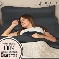 Bella Coterie Luxury California King Sheet Set Viscose Made From Bamboo Organically Grown Ultra Soft Cooling For Hot Sle