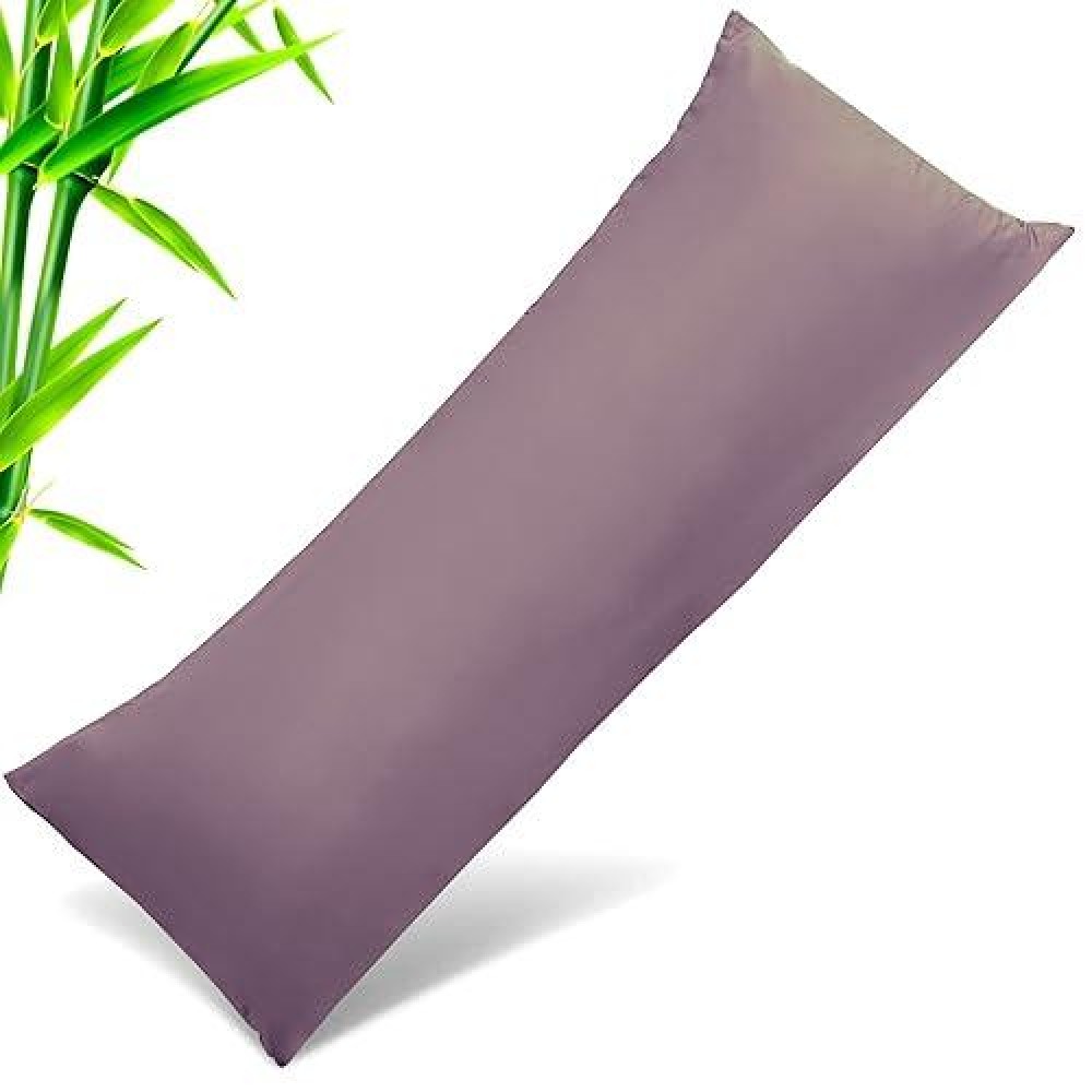 Body Cooling Pillow Cases Cover Bamboo Rayon Body Pillowcases With Zipper Closure Cool Breathable Pillow Case For Hot Sleepe