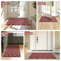 Hicorfe Indoor Doormat Front Back Door Mat Rubber Backing Non Slip Door Mats 36X59 Absorbent Resist Dirt Entrance Doormat In