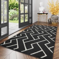 Hicorfe Indoor Doormat Front Back Door Mat Rubber Backing Non Slip Door Mats 47X71 Absorbent Resist Dirt Entrance Doormat In