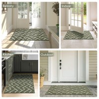 Hicorfe Indoor Doormat Front Back Door Mat Rubber Backing Non Slip Door Mats 47X71 Absorbent Resist Dirt Entrance Doormat In