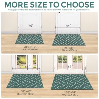 Hicorfe Indoor Doormat Front Back Door Mat Rubber Backing Non Slip Door Mats 47X71 Absorbent Resist Dirt Entrance Doormat In