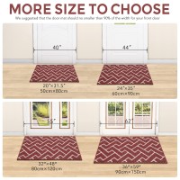 Hicorfe Indoor Doormat Front Back Door Mat Rubber Backing Non Slip Door Mats 47X71 Absorbent Resist Dirt Entrance Doormat In