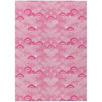 Indooroutdoor Surfside Asr32 Pink Washable 5 X 76 Rug