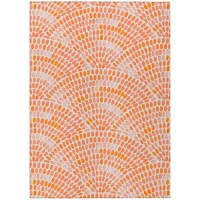 Indooroutdoor Surfside Asr37 Peach Washable 3 X 5 Rug