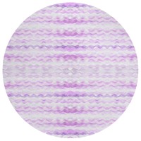 Indooroutdoor Surfside Asr46 Purple Washable 8 X 8 Round Rug