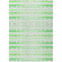 Indooroutdoor Surfside Asr46 Green Washable 5 X 76 Rug