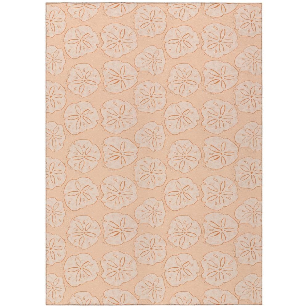 Indooroutdoor Surfside Asr40 Nectarine Washable 9 X 12 Rug