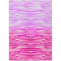 Indooroutdoor Surfside Asr38 Pink Washable 5 X 76 Rug