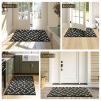 Hicorfe Indoor Doormat Front Back Door Mat Non Slip Door Rubber Backing Mats 32X40 Absorbent Resist Dirt Entrance Inside Doo