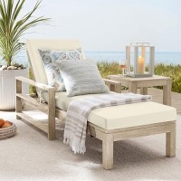 Idee-Home Chaise Lounge Cushions Outdoor  80