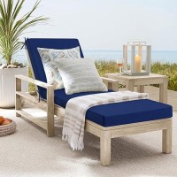 Idee-Home Chaise Lounge Cushions Outdoor  80