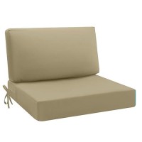 Ideehome Outdoor Cushions For Patio Furniture 265X265 Outdoor Seat Cushions With Fade Resistant Waterproof Removable Cover