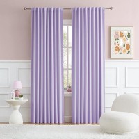 Dualife Lavender Curtains Room Darkening Curtains