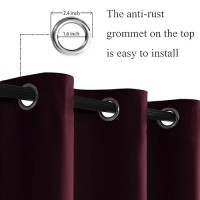 Jiuzhen Short Curtains Kitchen Half Window Blackout Curtains With Tiebacks For Baseroom Shadows Grommet Curtains For Living Roo