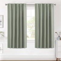 Hversailtex Blackout Curtains Thermal Insulated Window Treatment Panels Room Darkening Blackout Drapes For Living Room Back Tab