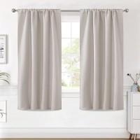 Hversailtex Blackout Curtains Thermal Insulated Window Treatment Panels Room Darkening Blackout Drapes For Living Room Back Tab