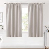 Hversailtex Blackout Curtains Thermal Insulated Window Treatment Panels Room Darkening Blackout Drapes For Living Room Back Tab