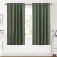 Hversailtex Blackout Curtains Thermal Insulated Window Treatment Panels Room Darkening Blackout Drapes For Living Room Back Tab