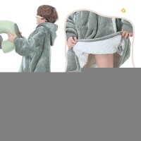 Kipswiza Blanket Hoodie For Kids Sherpa Fluffy Oversized Wearable Blanket Sweatshirt With Big Pockets Cool Gifts For Boy Girl S