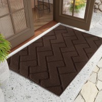 Hicorfe Indoor Doormat Front Back Door Mat Rubber Backing Non Slip Door Mats 32X48 Lowprofile Absorbent Resist Dirt Entranc