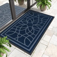 Dexi Front Door Mat Welcome Mat Heavy Duty Durable Low Profile Outside Doormat For Entryway Patio Garage High Traffic Areas