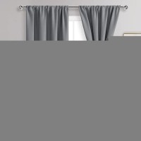 Jiuzhen Blackout Curtains For Bedroom Thermal Insulated Light Blocking Curtains Rod Pocket Curtains For Bathroom Curtains Dr