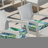 Dytxiii Patio Cushion Covers 22 X 22 X 4 Inch Outdoor Chair Seat Covers With Zipper Only Water Resistant Cushion Slipcovers Fu