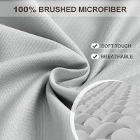 Freshculture Twin Fitted Sheet Only Hotel Quality Fitted Sheet Twin Size Ultra Soft Breathable Brushed Microfiber Deep